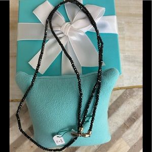 Tiffany & Co.Ziegfeld Black Spinel 32”Necklace
